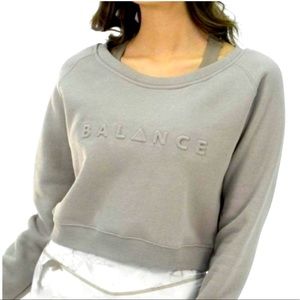 Balance Athletica Gray Crew Neck Sweater